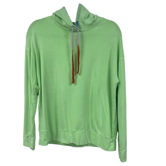 Revolve Sundry Basic Hoodie in Pop Lime Green Size 0 / US Womens XS - Picture 2 of 8